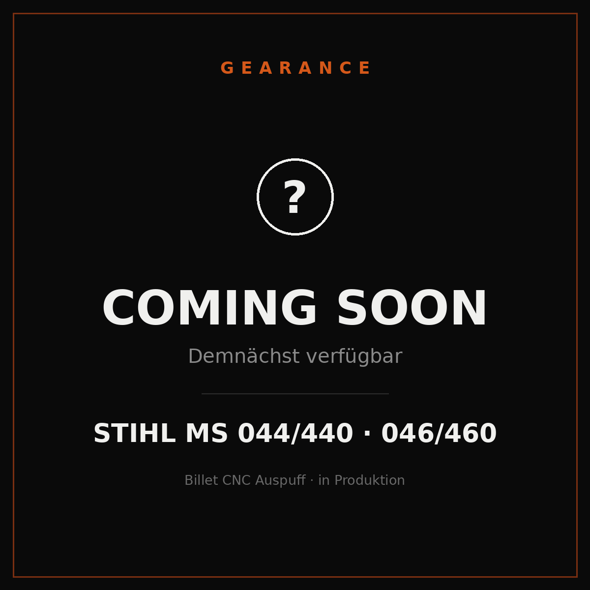 Billet CNC Auspuff – Stihl MS 044/440 & 046/460