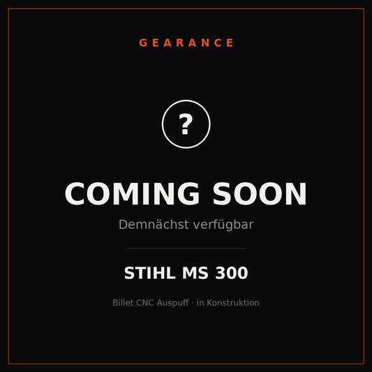Billet CNC Auspuff – Stihl MS 300