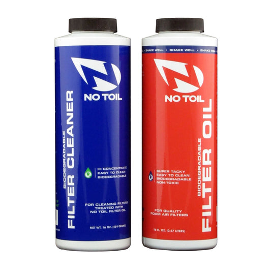 No Toil Filter Cleaner und Filter Oil, je 16 oz